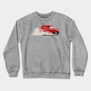 Cartoon retro delivery van Crewneck Sweatshirt